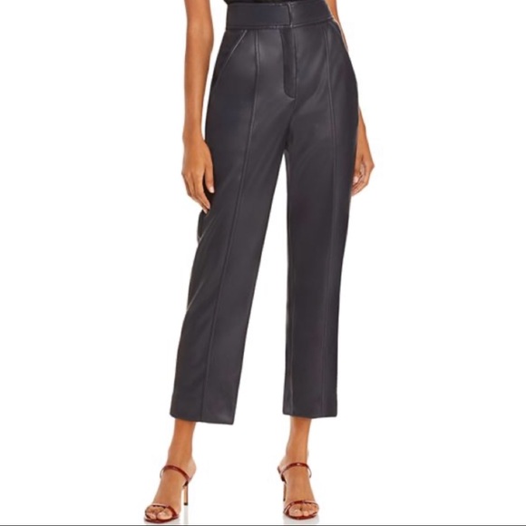 Rebecca Taylor Vegan Leather Stovepipe Pant *BNWT* - Picture 4 of 4